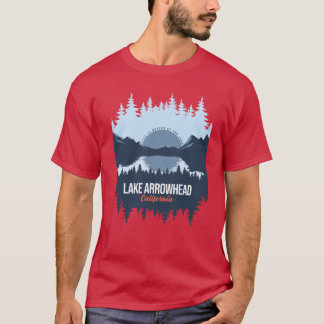 Lake Arrowhead California Lake With Mountain And P T-Shirt