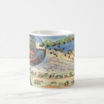 Lake Arrowhead Map Mug<br><div class="desc">A fun vintage postcard map of  Lake Arrowhead repurposed on a mug.</div>