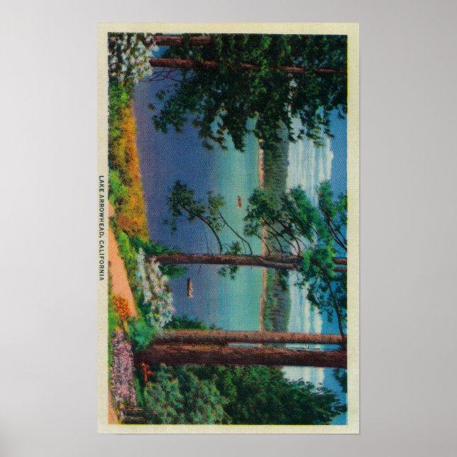 Lake Arrowhead ViewLake Arrowhead, CA 2 Poster (Front)