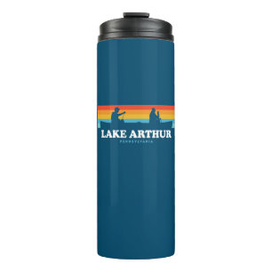 Lake Arthur Pennsylvania Canoe Thermal Tumbler