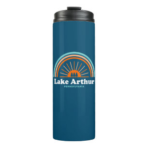 Lake Arthur Pennsylvania Rainbow Thermal Tumbler