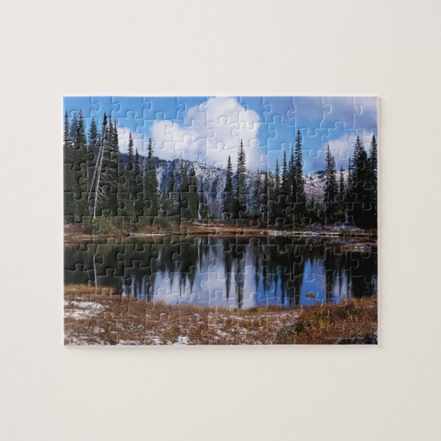Lake at Mt. Rainier National Park Jigsaw Puzzle (Horizontal)