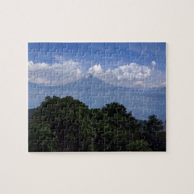 Lake Atitlan Volcanoes Jigsaw Puzzle (Horizontal)