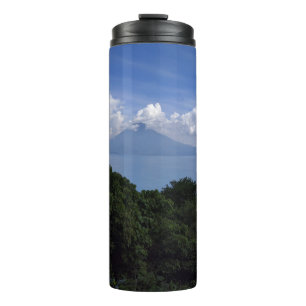 Lake Atitlan Volcanoes Photo Thermal Tumbler