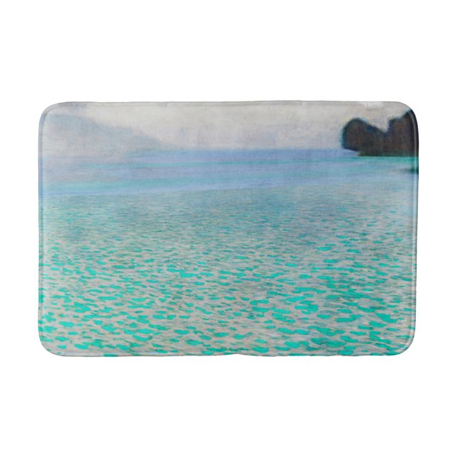 Lake Atter, Gustav Klimt Bath Mat (Front)