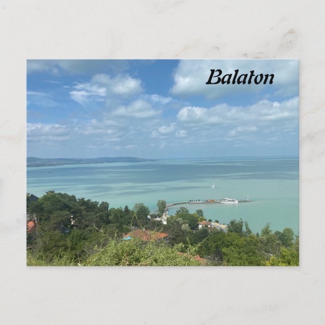 Lake Balaton Postcard (Front)