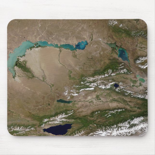Lake Balkhash in eastern Kazakhstan Mouse Mat (Front)