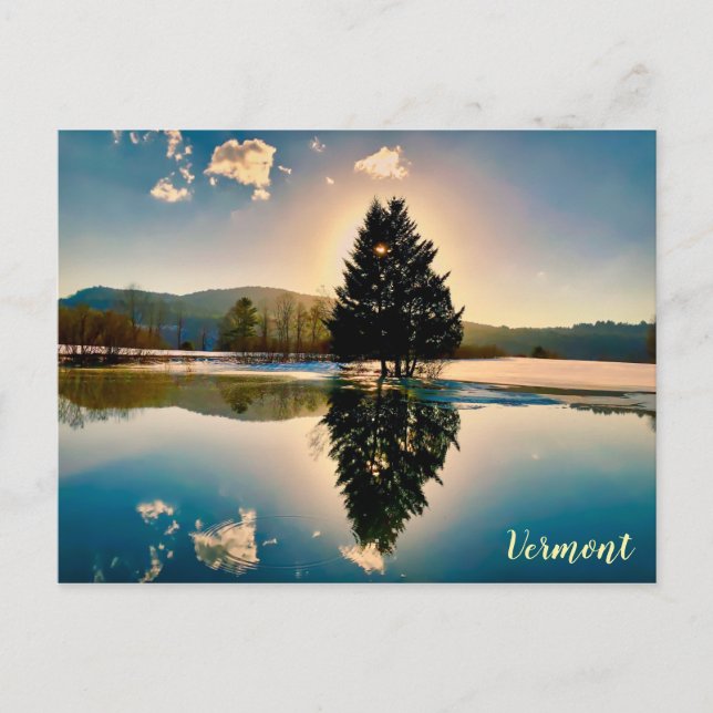 Lake Barleywine, Vermont Postcard (Front)