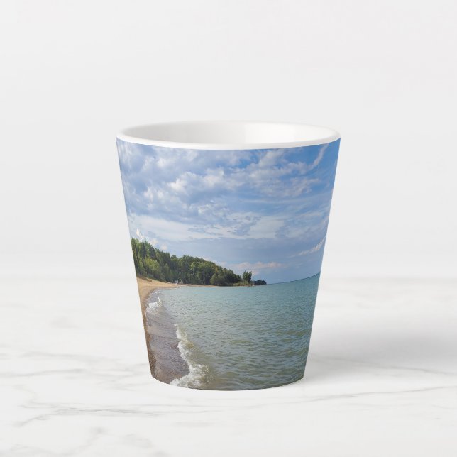 Lake Beach Latte Mug (Front)