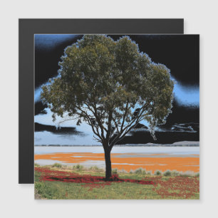 Lake Beeac Solo Tree Magnetic Card