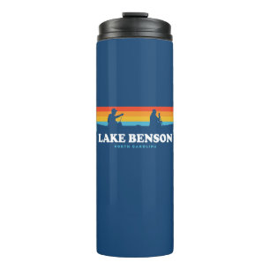 Lake Benson North Carolina Canoe Thermal Tumbler