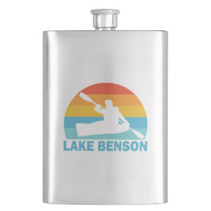 Lake Benson North Carolina Kayak Hip Flask