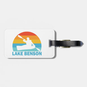 Lake Benson North Carolina Kayak Luggage Tag
