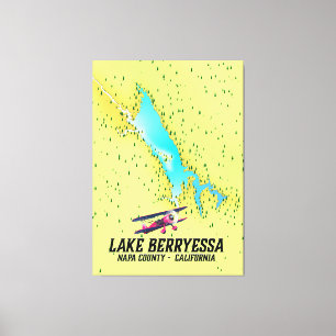 lake berryessa Napa County, California Canvas Print