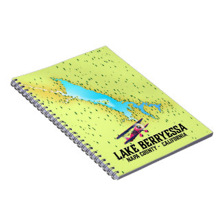 lake berryessa Napa County, California Notebook