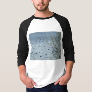 Lake Birds Mens Raglan T-Shirt