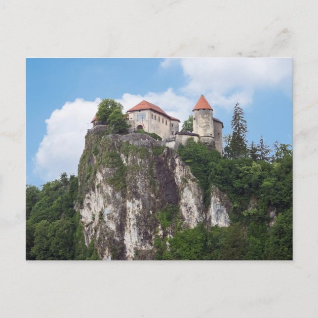 Lake Bled Castle, Bled, Slovenia Postcard (Front)