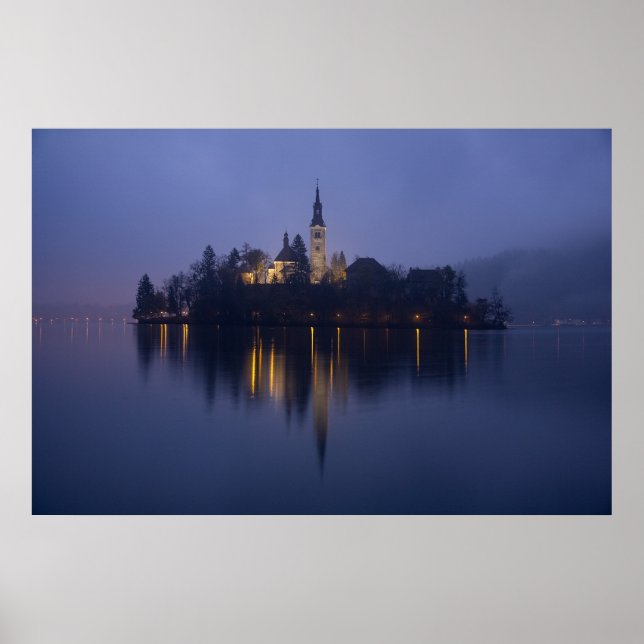 Lake Bled photography by cARTerART Poster (Front)
