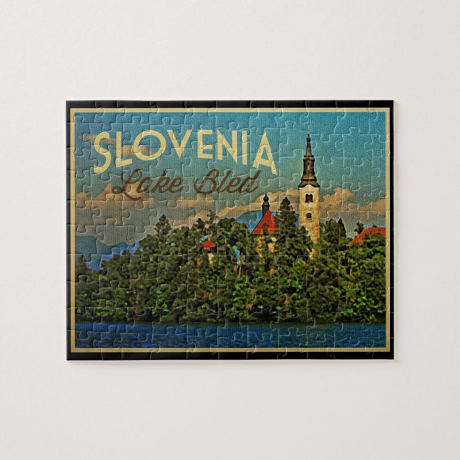 Lake Bled Slovenia Jigsaw Puzzle (Horizontal)
