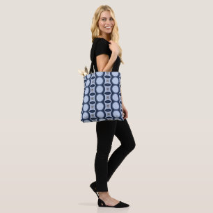 Lake Blue Colours Pattern Tote Bag