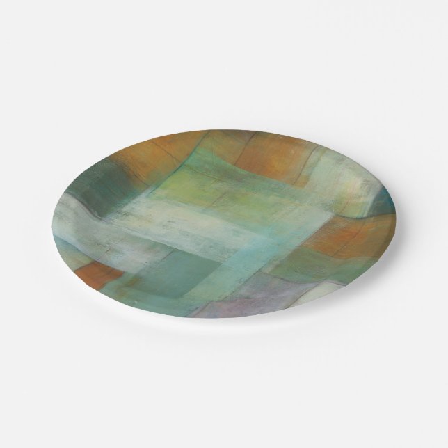 Lake Blue Essence II Paper Plate (Angled)