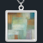 Lake Blue Essence II Silver Plated Necklace<br><div class="desc">Home Décor</div>