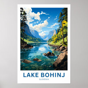 Lake Bohinj Slovenia Travel Print