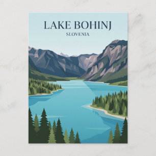 Lake Bohinj, Upper Carniola, Bohinj, Slovenia Postcard