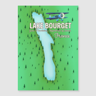 Lake Bourget France beautiful travel poster