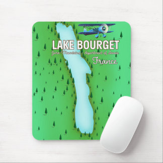Lake Bourget France beautiful travel poster Mouse Mat