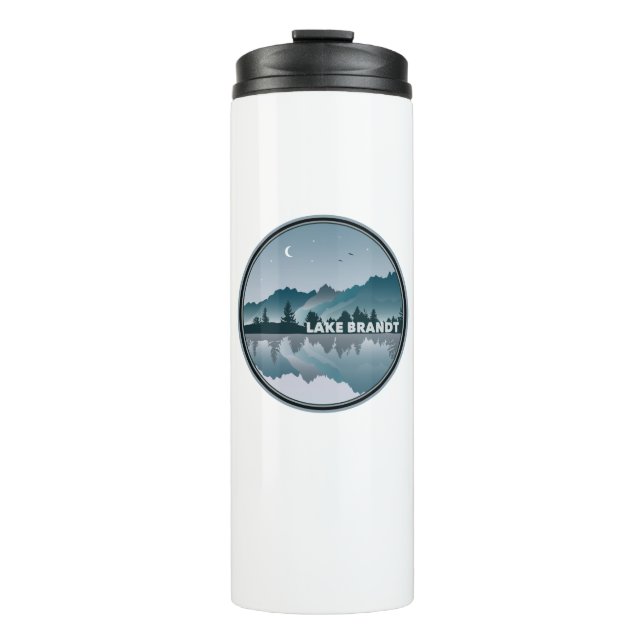 Lake Brandt North Carolina Reflection Thermal Tumbler (Front)