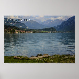 Lake Brienz Bernese Oberland Alpine Landscape Wall Poster