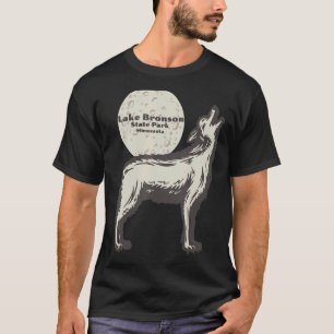 Lake Bronson State Park Minnesota MN Wolf Moon Vac T-Shirt