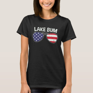 Lake Bum Lake Life Boating Fishing Camping Campfir T-Shirt