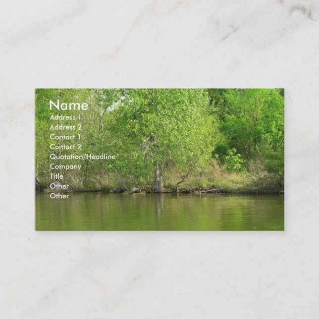 Lake Business Card (Front)