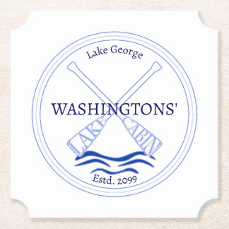 Lake Cabin Beer Soda Drink Bottle Coasters