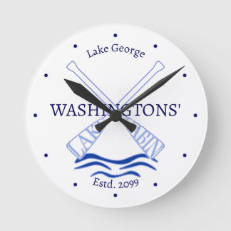 Lake Cabin Wall Clock