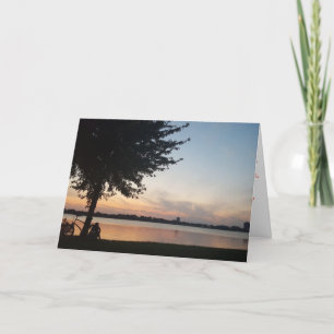 "Lake Calhoun Biker" Congratulatory Card