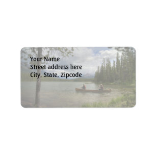 Lake Canoeing Label