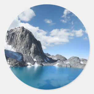 Lake Catherine and Banner Peak 2 - Sierra Nevada Classic Round Sticker