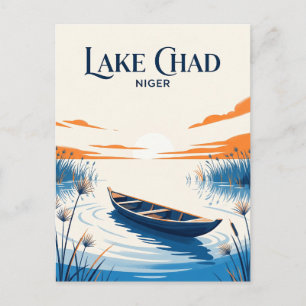 Lake Chad Niger Postcard