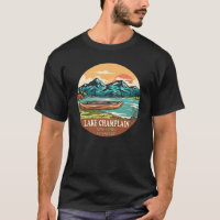 Lake Champlain Boating Fishing Emblem