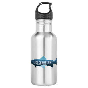 Lake Champlain New York Vermont Fish 532 Ml Water Bottle