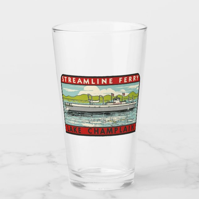 Lake Champlain - Pint Glass (Front)