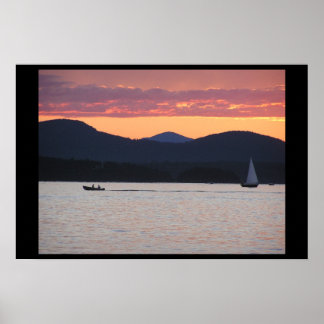 Lake Champlain Sunset Poster