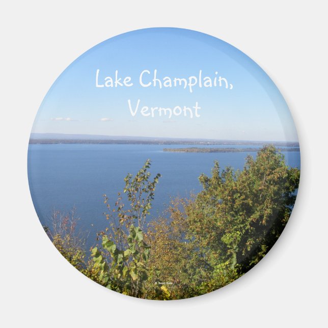 Lake Champlain,Vermont Magnet (Front)