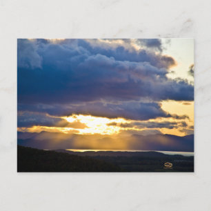 Lake Champlain Vermont Sunset Postcard