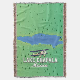 lake Chapala Mexico Throw Blanket