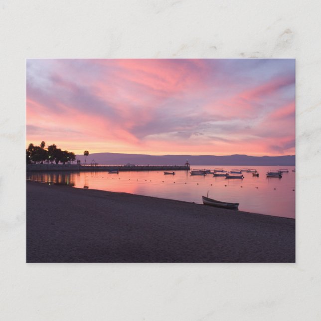 Lake Chapala Sunrise Postcard (Front)