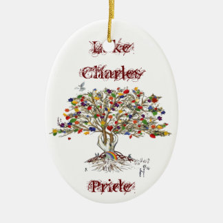 Lake Charles Pride Tree Ceramic Tree Decoration